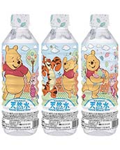 くまのプーさん天然水500ml